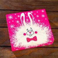 Новый год. Подарочная коробка "Черный кот",18,5 х 16 х 5,8 см