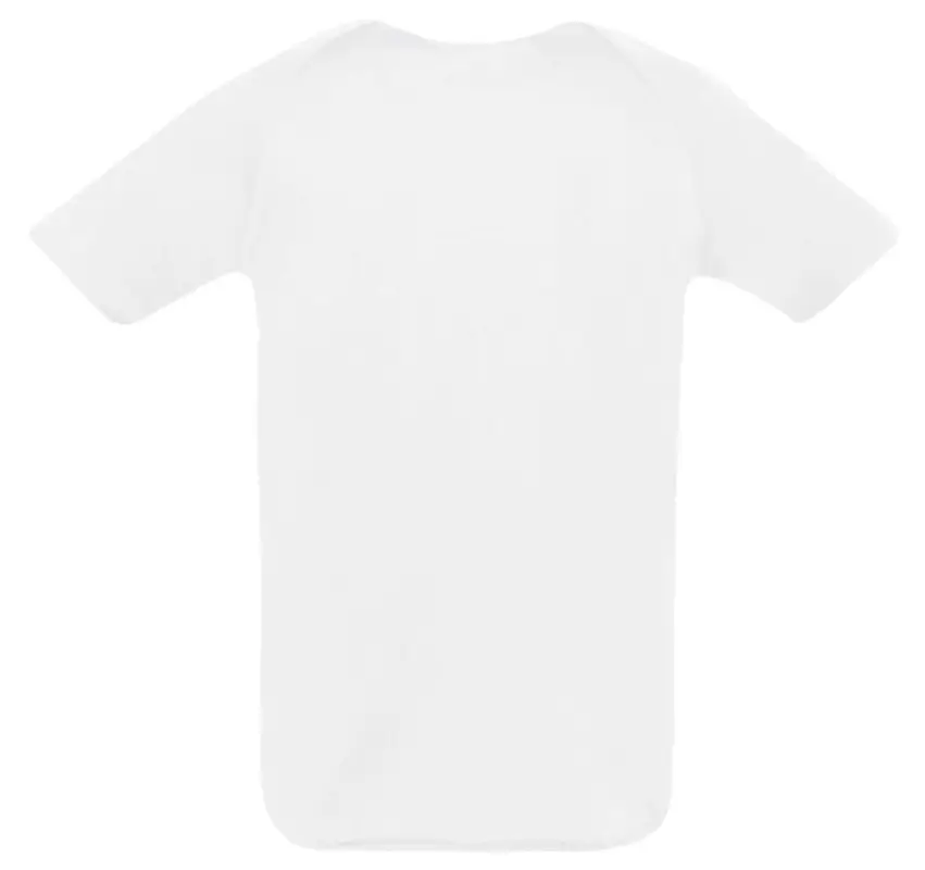 Футболка унисекс Sporty 140 белая, размер XXS