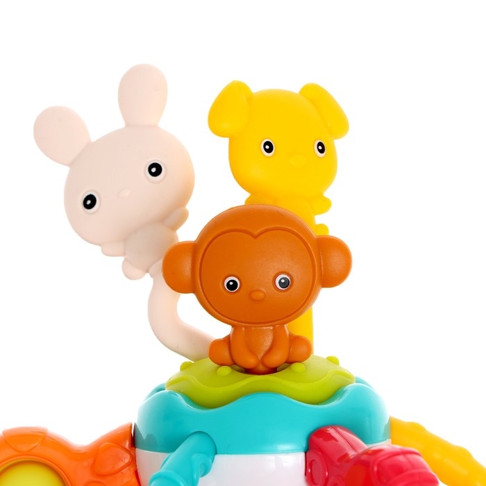 Развивающая игрушка &laquo;Весёлые зверята&raquo;, с тактильными резиночками