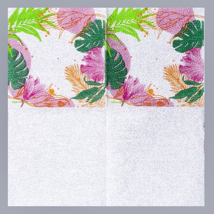 Салфетки бумажные однослойные «Листья», 24 × 24 см, в наборе 20 шт. Салфетки бумажные однослойные «Листья», 24 × 24 см, в наборе 20 шт.