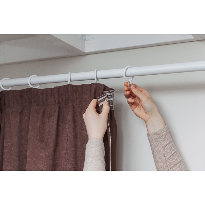 Кольцо для карниза, d = 40/50 мм, 10 шт, цвет прозрачный Кольцо для карниза, d = 40/50 мм, 10 шт, цвет прозрачный