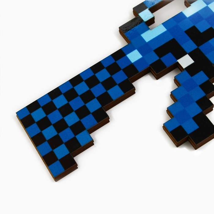 Деревянное оружие, детское сувенирное &laquo;Синий&raquo;, автомат, 31,1 х 10,5 см