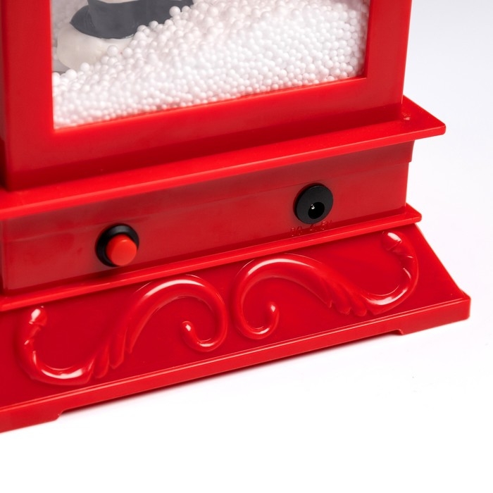 Светодиодная фигура «Фонарь с Дедом Морозом и снеговиком» 18 × 41 × 18 см, пластик, батарейки ААх3 (не в комплекте), USB, свечение белое Светодиодная фигура «Фонарь с Дедом Морозом и снеговиком» 18 × 41 × 18 см, пластик, батарейки ААх3 (не в комплекте), USB, свечение белое