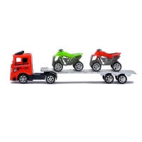 Грузовик инерционный &laquo;Автовоз&raquo;, с 2 квадроциклами, цвета МИКС