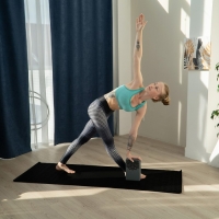 Блок для йоги Sangh, 23&times;15&times;8 см, цвет серый