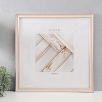 Фоторамка пластик "МИРАМ" 40х40 см розовый (пластиковый экран) Фоторамка пластик "МИРАМ" 40х40 см розовый (пластиковый экран)