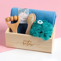 Набор подарочный Этель Time to relax, полотенце и аксессуары Набор подарочный Этель Time to relax, полотенце и аксессуары