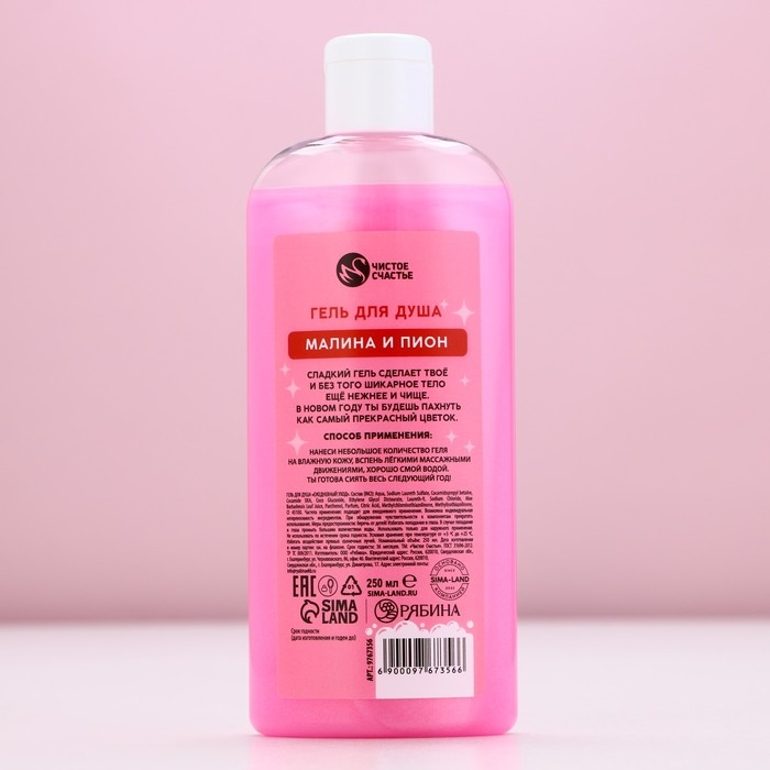 Гель для душа «Дед - Мороз, а ты Баба-огонь!», 250 мл, аромат малины и пионов, Новый Год Гель для душа «Дед - Мороз, а ты Баба-огонь!», 250 мл, аромат малины и пионов, Новый Год