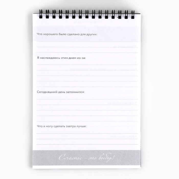 Дневник благодарности А5, 30 л «Черный» Дневник благодарности А5, 30 л «Черный»