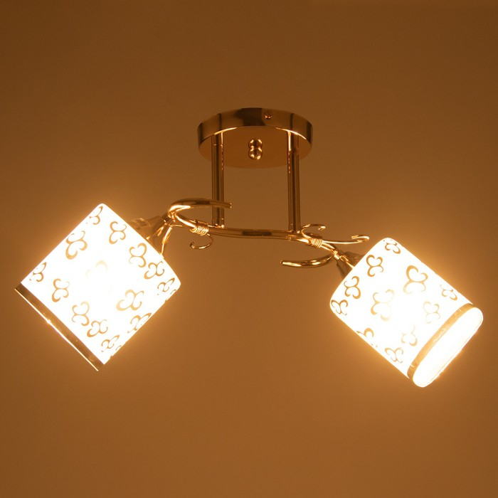 Люстра ГАЛЛОП 130521 2хE27 60Вт золото 40х18х20 см