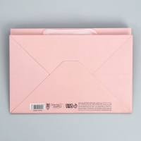 Пакет подарочный с широким дном, упаковка, &laquo;Present&raquo;, 20 х 14 х 13,2 см