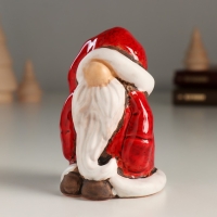 Сувенир керамика "Дед Мороз в красном с большим носом" 5,9х6,2х8,8 см Сувенир керамика "Дед Мороз в красном с большим носом" 5,9х6,2х8,8 см