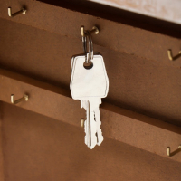 Ключница дерево 6 крючков "Дом со ставнями-сердечками" 29,5х22,5х6 см Ключница дерево 6 крючков "Дом со ставнями-сердечками" 29,5х22,5х6 см