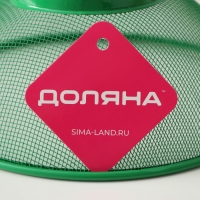 Крышка - сетка Доляна &laquo;2 в 1&raquo;, d=21 см, цвет МИКС