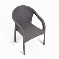 Кресло садовое "Феодосия" 64 х 58,5 х 84 см, серый Кресло садовое "Феодосия" 64 х 58,5 х 84 см, серый