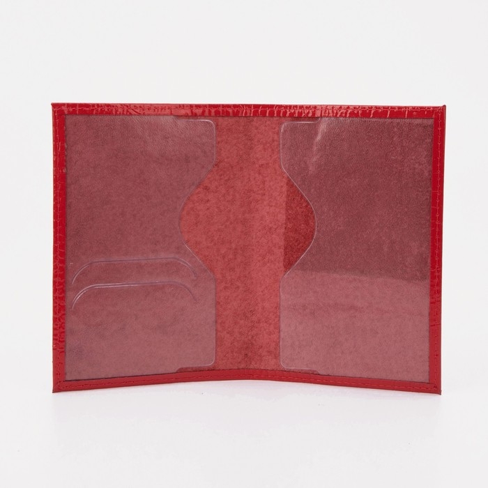 Обложка для паспорта, цвет красный
