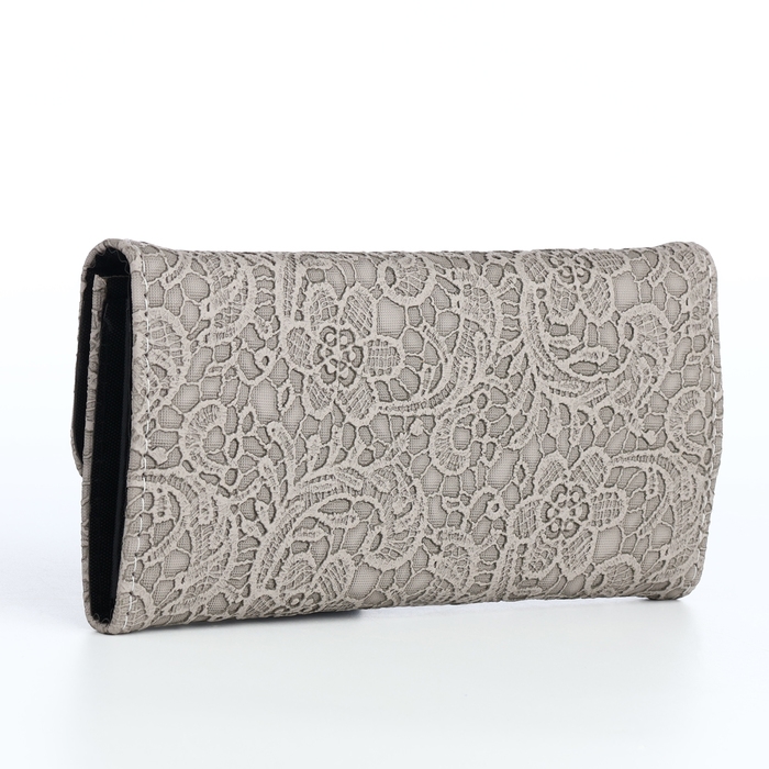 Кошелёк женский на магните, цвет серый Кошелёк женский на магните, цвет серый