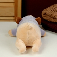 Мягкая игрушка &laquo;Мопс&raquo;, 30 см, цвет голубой