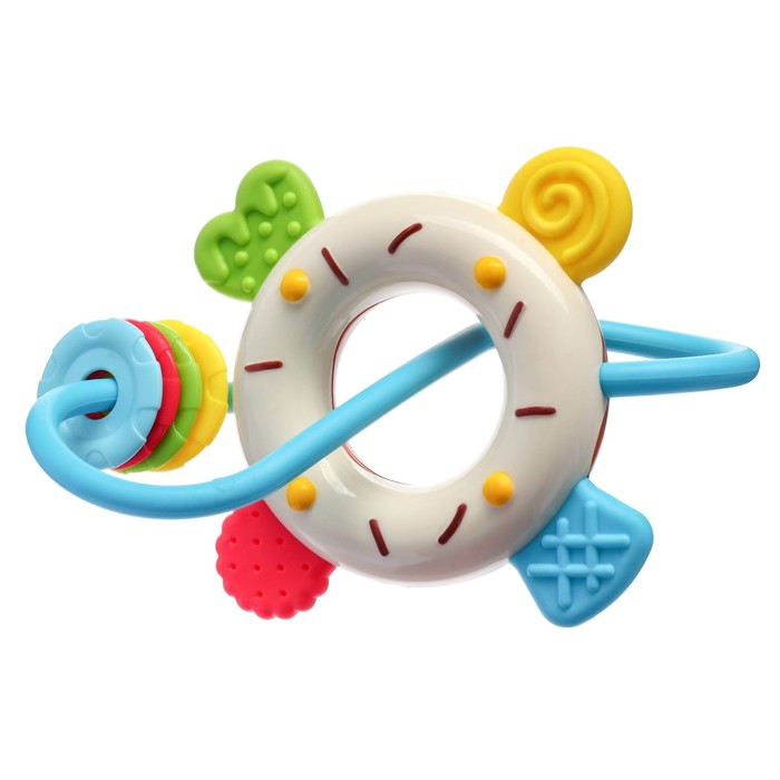 Набор погремушек &laquo;Сладости&raquo;, 6 шт., цвет МИКС, Крошка Я