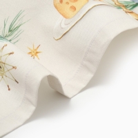 Набор столовый Spruce mood  скат.150х180см +/-3см с ВГМО, салф.40х40см-8 шт, 100%хл