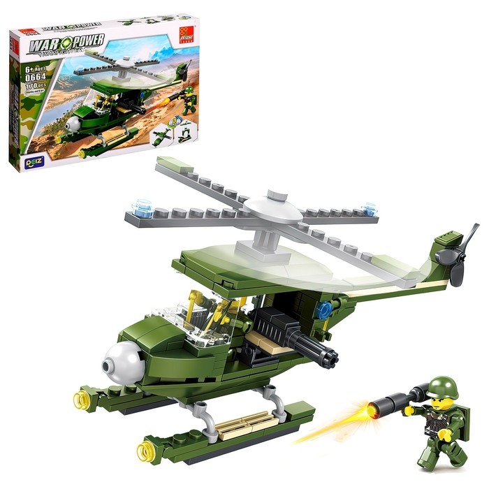 Конструктор 4 в 1 Военные &laquo;Современная техника&raquo;, 4 вида МИКС