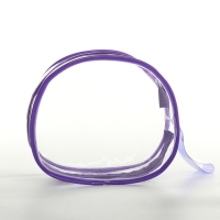 Косметичка на молнии, цвет фиолетовый Косметичка на молнии, цвет фиолетовый