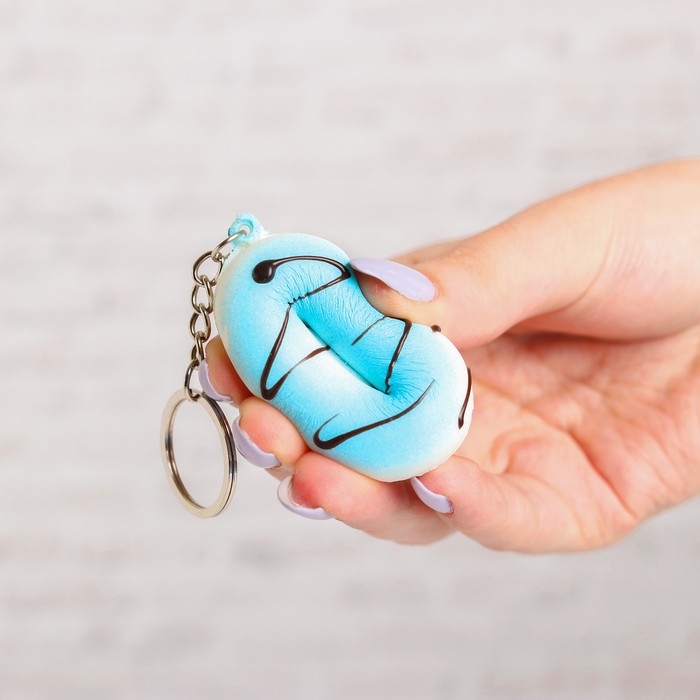 Сквиши «Пончик», на брелоке, цвета МИКС Сквиши «Пончик», на брелоке, цвета МИКС