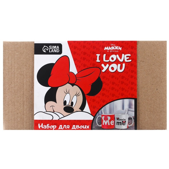 Набор парных кружек, 350 мл Набор парных кружек, 350 мл "Мышонок", Микки и друзья