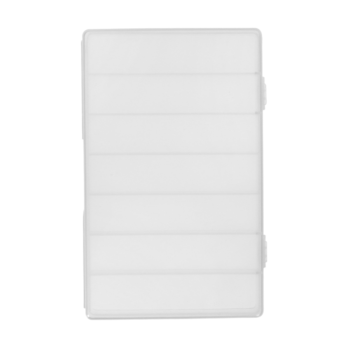 Контейнер для мелочей К-29, пластмасса, 17,5х11х2,5 см, прозрачный