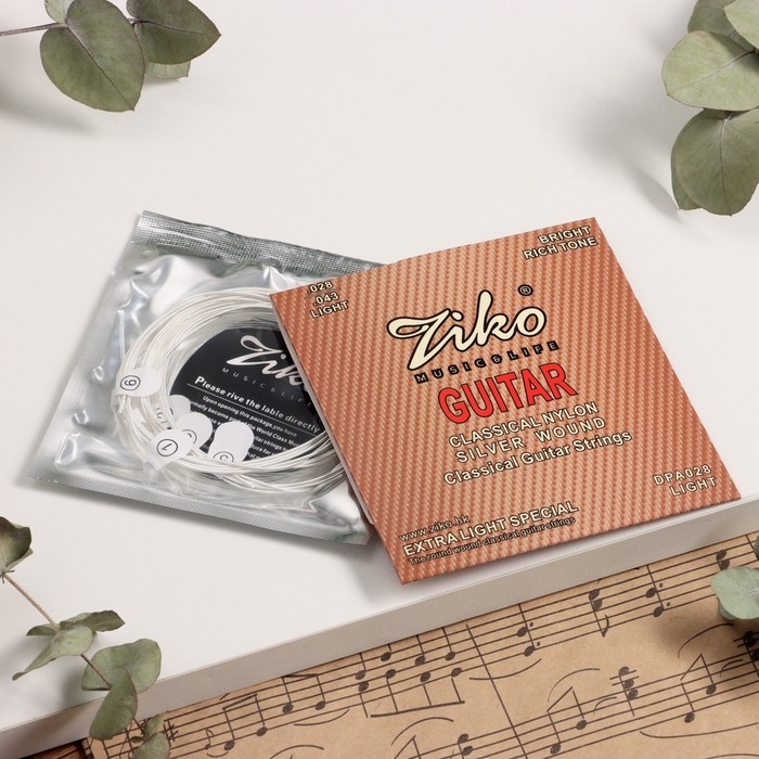 Струны для классической гитары ZIKO DPA-028, 28-43 Струны для классической гитары ZIKO DPA-028, 28-43