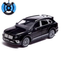 Машинка радиоуправляемая &laquo;Люкс&raquo;, аккумулятор, на пульте управления, световые эффекты, цвет черный, 1:16