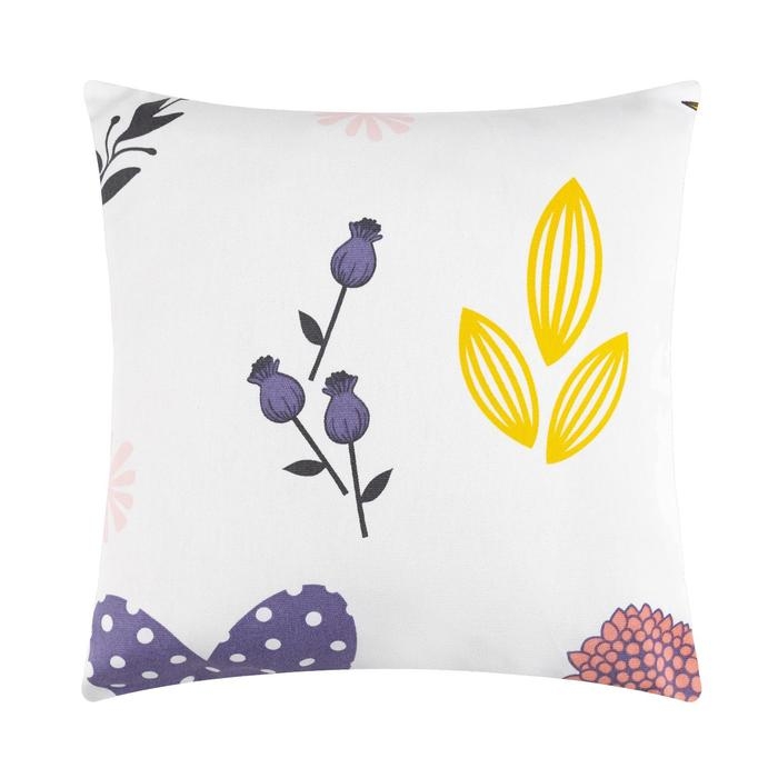 Наволочка декоративная &laquo;Этель&raquo; Flower garden 40х40 см, 100% хлопок