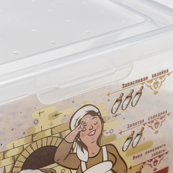 Контейнер для муки, 5,3 л, прозрачный