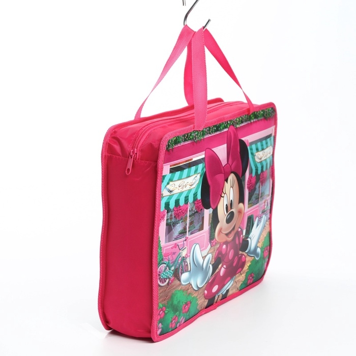 Папка с ручками пластик А4 75мм 330*260 ПМ-А4-26, Минни Маус