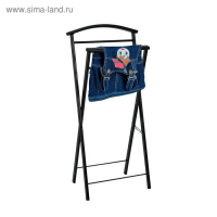 Вешалка костюмная «Контур малый», 35,5×23,5×76 см, цвет чёрный Вешалка костюмная «Контур малый», 35,5×23,5×76 см, цвет чёрный