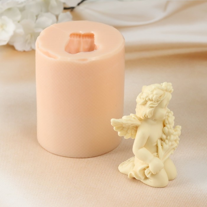 Молд силиконовый Молд силиконовый "Ангел с ирисом" 5х4,5х7 см