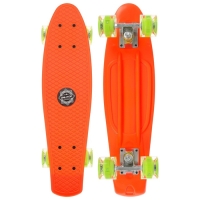 Скейтборд ONLITOP, 56x15 см, колёса световые PU 60х45 мм, алюминиевая рама, цвет МИКС Скейтборд ONLITOP, 56x15 см, колёса световые PU 60х45 мм, алюминиевая рама, цвет МИКС