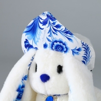 Мягкая игрушка зайка "Li в кокошнике ", заяц Мягкая игрушка зайка "Li в кокошнике ", заяц