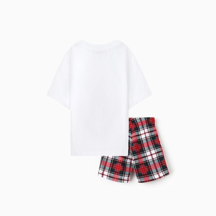 Пижама детская (футболка и шорты) KAFTAN Сhristmas time р.28 (86-92)