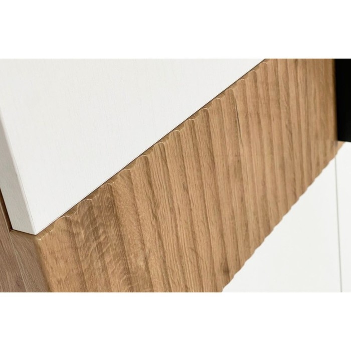 Обувница "Краш" 750х344х905, Черный муар/Дуб крафт золотой