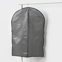 Чехол для одежды Доляна, плотный, 60&times;90 см, цвет серый
