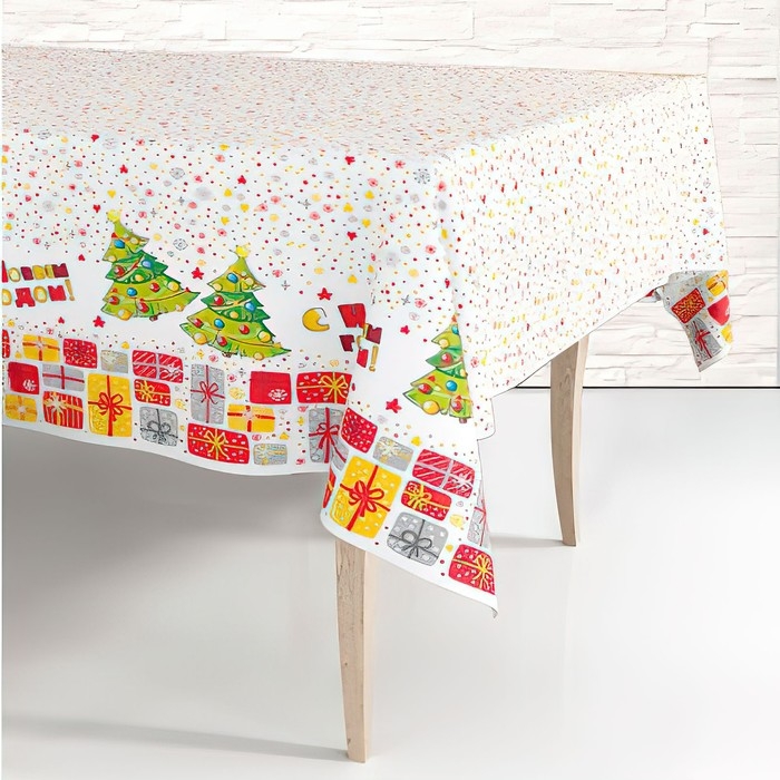Скатерть «Карусель подарков», 120 × 180 см Скатерть «Карусель подарков», 120 × 180 см