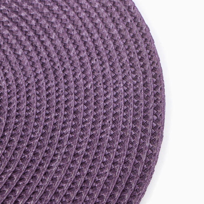 Салфетка сервировочная Доляна "Овал", цв.темно-фиолетовый, 45*30 см