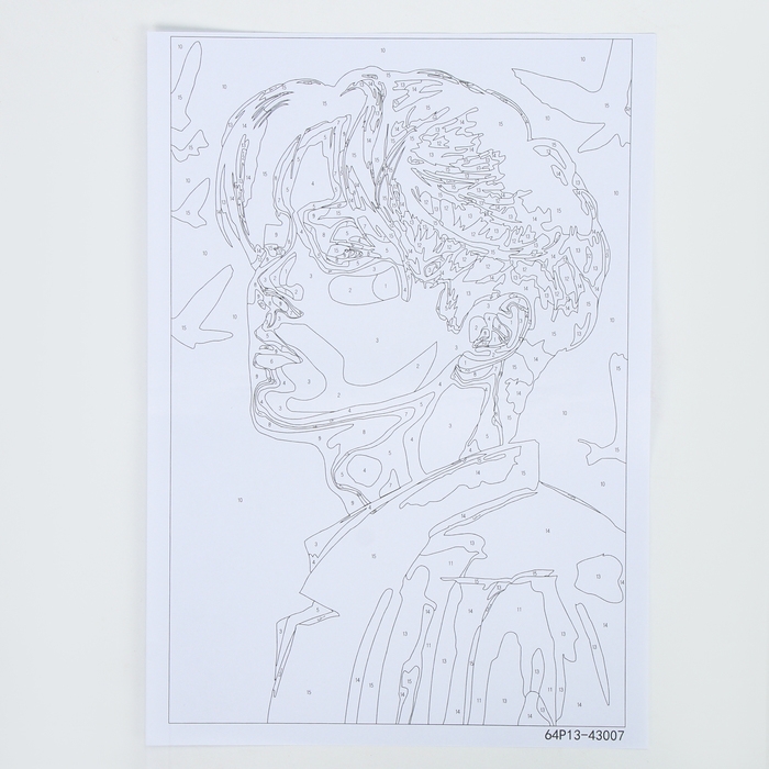 Картина по номерам с подрамником &laquo;Корейский мальчик&raquo;, 20 х 30 см