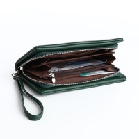 Кошелёк женский на молнии, цвет зелёный Кошелёк женский на молнии, цвет зелёный