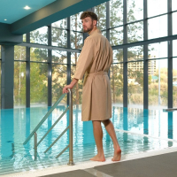 Халат вафельный мужской &laquo;Экономь и Я&raquo; размер 46-48