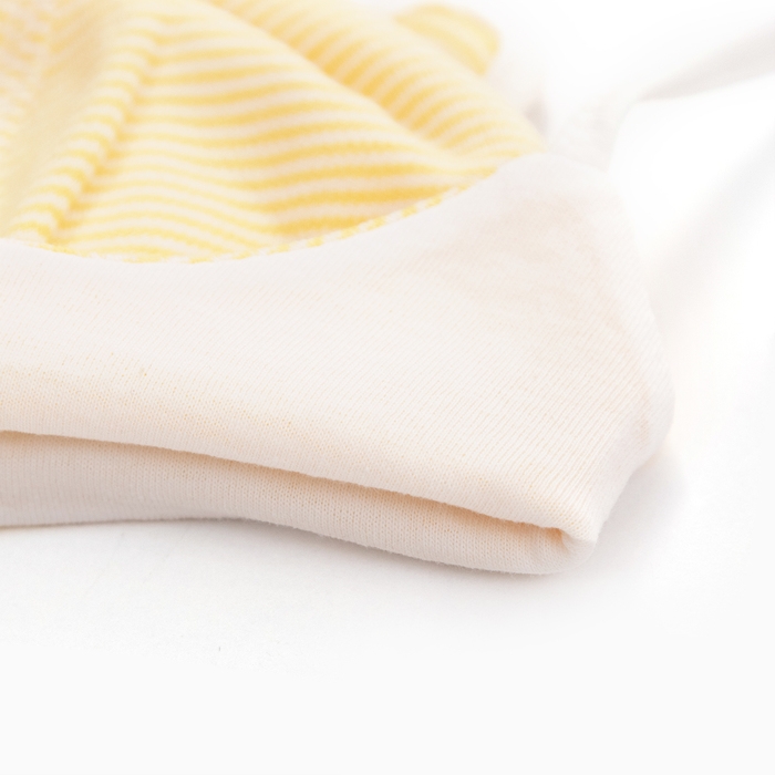 Шапка детская, цвет желтый, размер 38-40