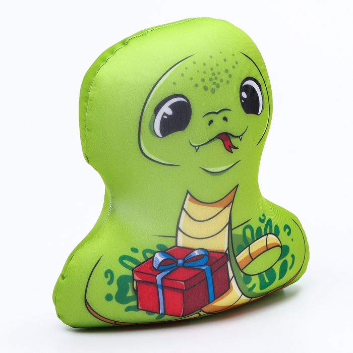 Новый год! Антистресс игрушка &laquo;Змея c подарком&raquo;