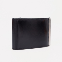 Зажим для купюр, отдел для монет, цвет чёрный Зажим для купюр, отдел для монет, цвет чёрный