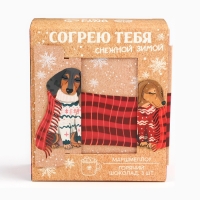 Подарочный набор «Уютного нового года»: горячий шоколад + маршмеллоу Подарочный набор «Уютного нового года»: горячий шоколад + маршмеллоу